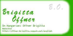 brigitta offner business card